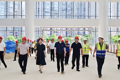 院领导带队督导凤岭南医院建设项目进度 全速推进项目提质提速建设